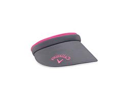 Callaway 2017 Women's CIP Visor Hat , Charcoal/Pink, One Siz