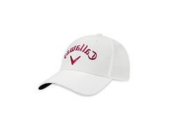 Callaway 2017  Women's Liquid Metal Hat, White/Pink, One Siz