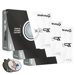 3 Dozen of TaylorMade TP5X TP5 X White Golf Balls 2017 TP5 X