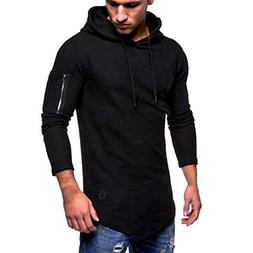 Corriee Hoodie for Men Mens Autumn Winter Casual Drawstring 