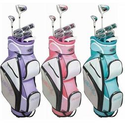 GolfGirl FWS3 Ladies Petite Golf Clubs Set w/ Cart Bag, All 