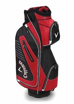 Callaway Golf 2017 Capital Cart Bag, Black/Red/White