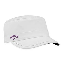 Callaway Golf 2018 Women's Cadet Adjustable Hat, White/ Purp