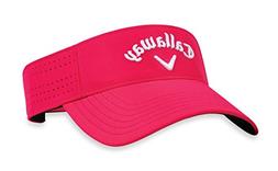 Callaway Golf 2018 Women's Opti Vent Adjustable Visor, Pink/