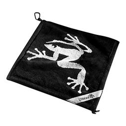 Frogger Golf Wet and Dry Amphibian Towel - Black/Gray