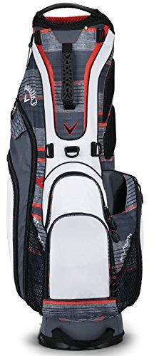 Callaway Golf 2018 Hyper Lite 5 Stand Bag, White/ Titanium/ 