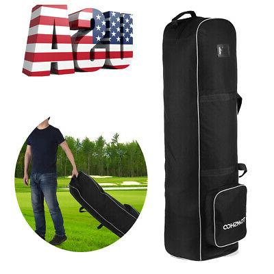 Smooth Rolling Golf Travel Bag Cover Case Carrier W/wheels N