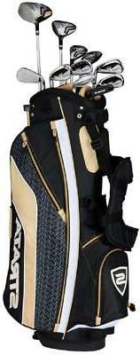 Strata Womens Golf Packaged Right Set 16-Piece Club Gold Cal