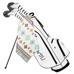 Uther Mayan Aztec - Premium Tour Golf Towel 20 x 40 inch