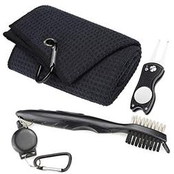 Mile High Life Multi-Pack Microfiber Waffle Pattern Golf Tow