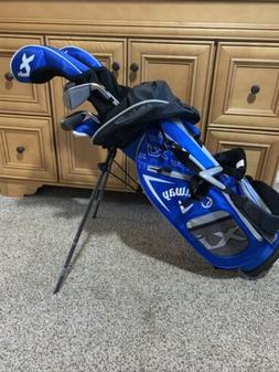 NEW!! Callaway XJ Junior Set Blue  7 Piece Complete Golf Set