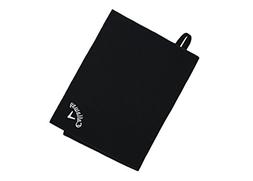 CALLAWAY PLAYERS BLACK MICROFIBER GOLF TOWEL - NEW 2017