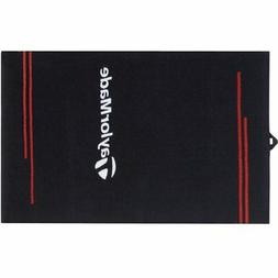 TaylorMade Terry Printed Cart Towel, Black