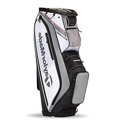 TaylorMade TM15 San Clemente Golf Cart Bag, White/Black/Gray