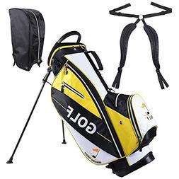 15x11x35' 600d Golf Carry Bag 14-way 7 Pockets For Male Adul