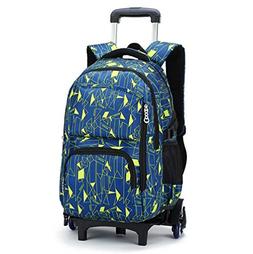 Backpack For Girl And Boy Students Rolling Trolley Bags Clim